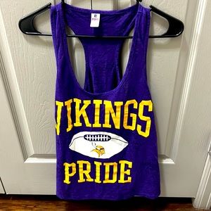 Minnesota Vikings Pink collection tank top razor back